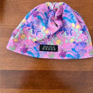 Skida Kids Floral Hat - Pink and Blue